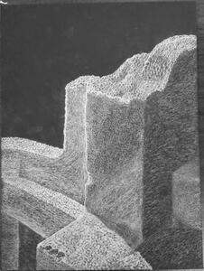 STYROFOAM STUDY - white charcoal