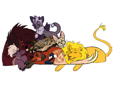 Collage including my avatar, by me (just the snake)