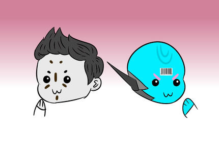 Sketch of Sylvia-2, my destiny exo oc, with Lillian (Siren's oc) by Siren (?)