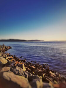 rock beach - digital edits