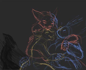 Kira, yappa, & the moth by Verlorene Seele